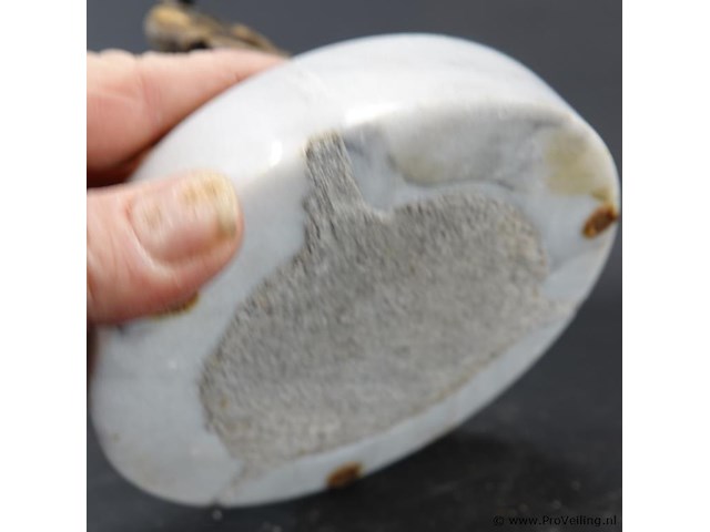 Bronzen golfer op marmeren basement - afbeelding 5 van  5