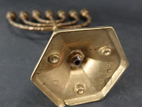 Bronzen menora - afbeelding 5 van  5