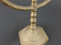 Bronzen menora - afbeelding 4 van  5