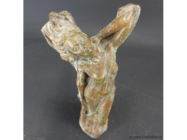 Bronzen naakte dame - afbeelding 4 van  5