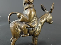 Bronzen nasreddin hodja - afbeelding 3 van  5