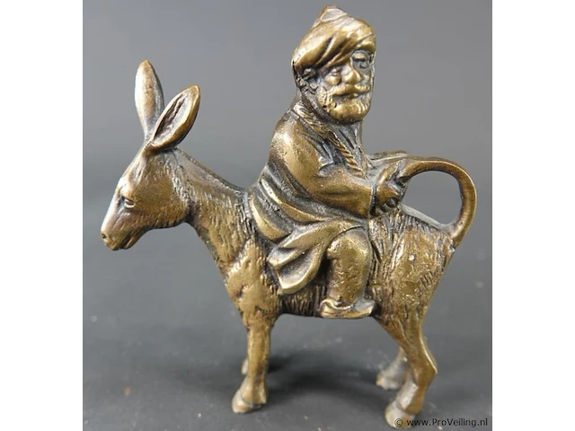 Bronzen nasreddin hodja - afbeelding 4 van  5