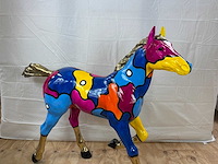 Bronzen paard 145 cm breed - afbeelding 2 van  3