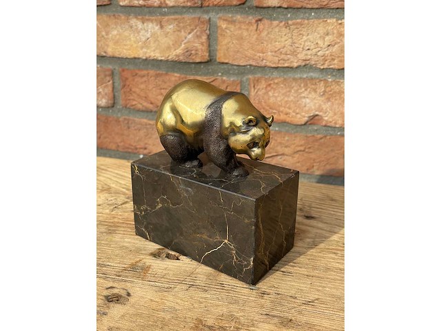 Bronzen panda - afbeelding 2 van  2