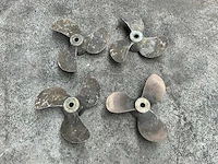 Bronzen propellors (4x) - afbeelding 2 van  5