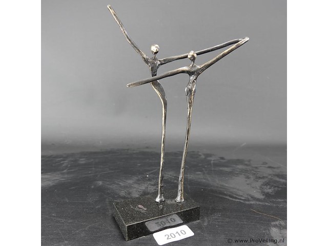 Bronzen sculptuur (ammerlaan?) - afbeelding 1 van  5