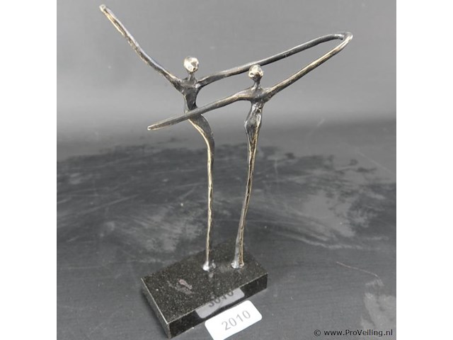 Bronzen sculptuur (ammerlaan?) - afbeelding 2 van  5