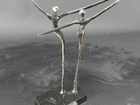 Bronzen sculptuur (ammerlaan?) - afbeelding 2 van  5