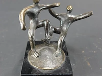 Bronzen sculptuur gesigneerd corry ammerlaan-van niekerk - afbeelding 2 van  5