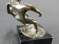 Bronzen sculptuur gesigneerd corry ammerlaan-van niekerk - afbeelding 3 van  5