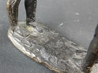 Bronzen sculptuur getiteld "couple amoureux" waarschijnlijk van astrid veldhuyzen-koppen - afbeelding 4 van  5