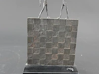 Bronzen sculptuur op marmeren basement - afbeelding 2 van  5