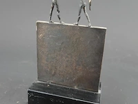 Bronzen sculptuur op marmeren basement - afbeelding 4 van  5