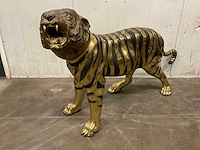 Bronzen sculptuur tijger - afbeelding 2 van  5