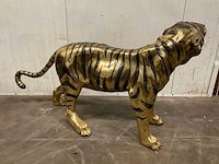Bronzen sculptuur tijger - afbeelding 4 van  5