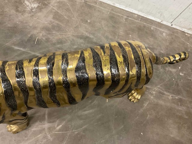 Bronzen sculptuur tijger - afbeelding 5 van  5