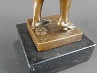 Bronzen sculptuur van een mannelijk naakt - afbeelding 5 van  6