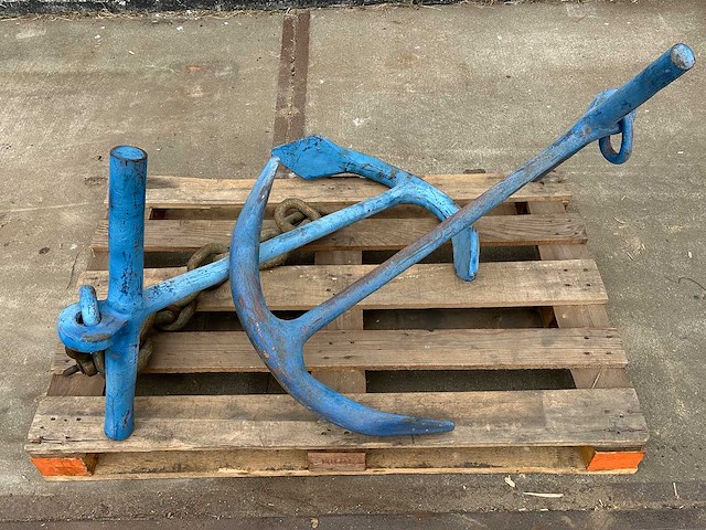 Bronzen stokanker (2x) - afbeelding 1 van  3