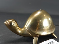 Bronzen/koperen schildpad - afbeelding 1 van  5