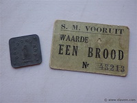 Broodkaart vooruit 1880 - afbeelding 2 van  3