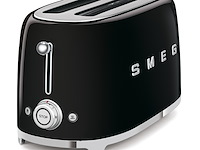 Broodrooster smeg, tsf02bleu, zwart - afbeelding 2 van  2
