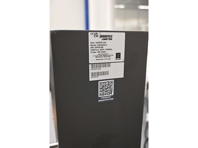 Brookfield cap 2000+l high torque low temp viscometer - afbeelding 6 van  6