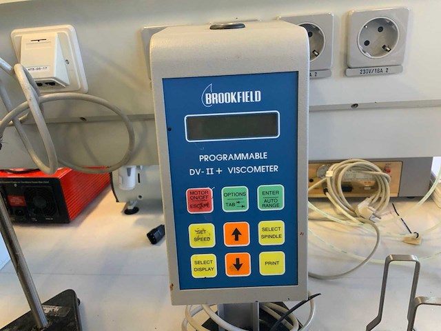 Brookfield dv-ii + digitale viscosemeter (3x) - afbeelding 3 van  7