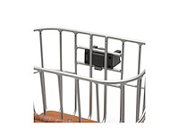 Brooks hoxton mand klickfix bevestiging aluminium met houten bodem - afbeelding 2 van  6