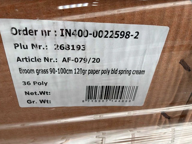 Broom grass siertak (252x) - afbeelding 3 van  4