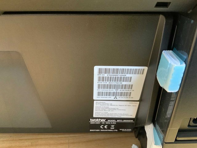 Brother - bussiness smart mfc-j6930dw - inktjetprinter - afbeelding 7 van  7