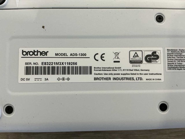 Brother ads-1300 documenten scanner - afbeelding 13 van  13