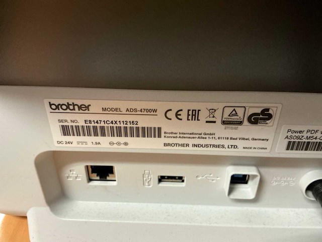 Brother ads-4700w scanner - afbeelding 8 van  11