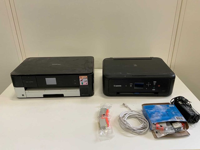 Brother, canon inktjetprinter (2x) - afbeelding 1 van  2