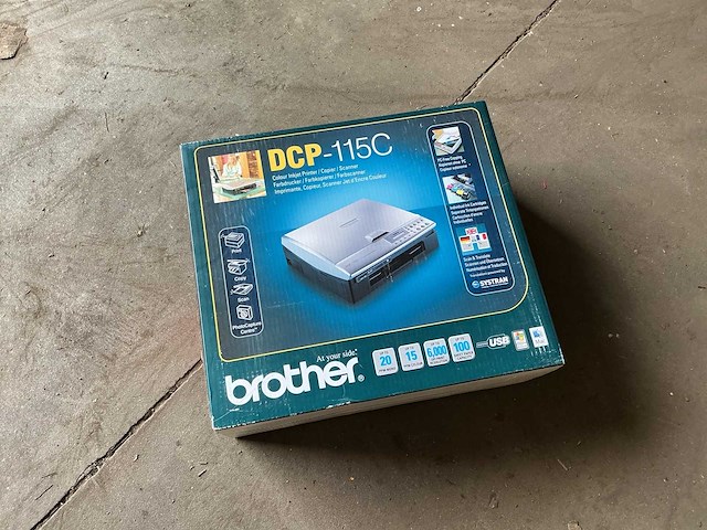 Brother dcp-115c all-in-one inktjetprinter met scanfunctie - afbeelding 1 van  6
