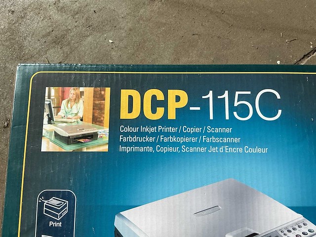 Brother dcp-115c all-in-one inktjetprinter met scanfunctie - afbeelding 3 van  6