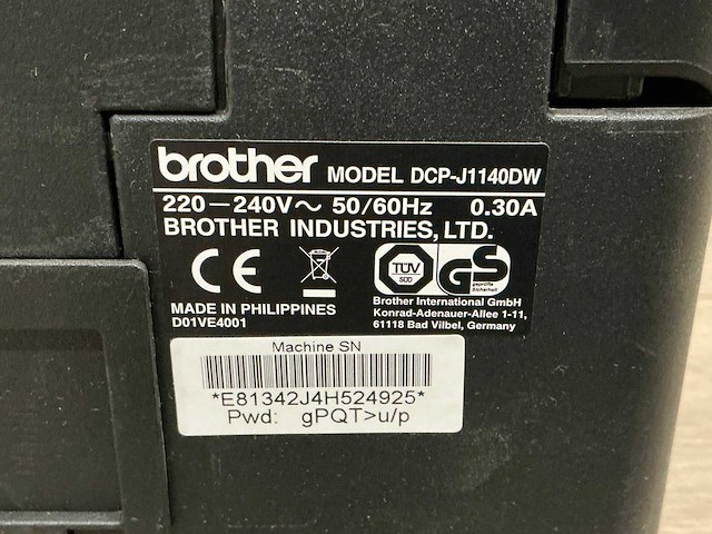 Brother dcp-j1140dw printer - afbeelding 2 van  10