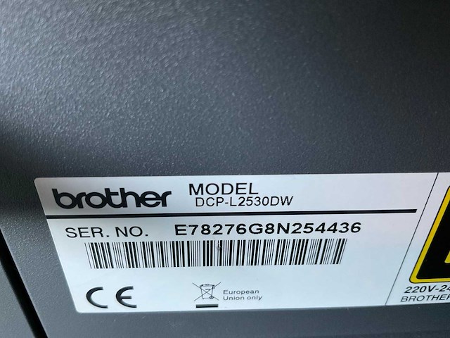 Brother dcp-l2530dw laserprinter - afbeelding 5 van  5