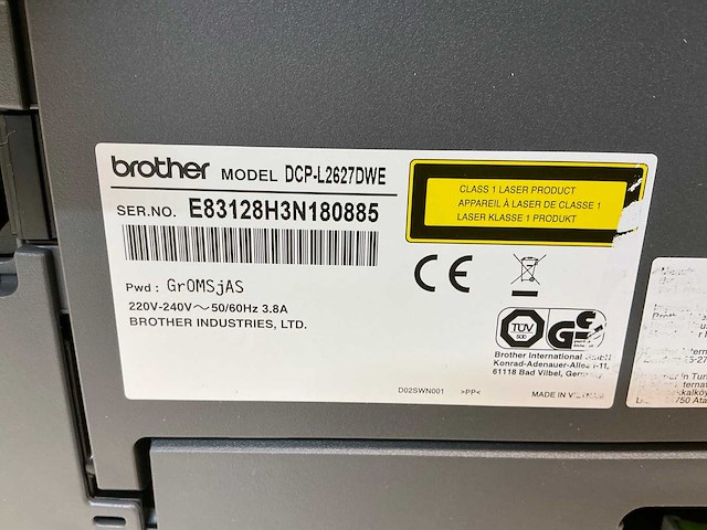 Brother dcp-l2627dwe overige printers en copiers - afbeelding 2 van  11