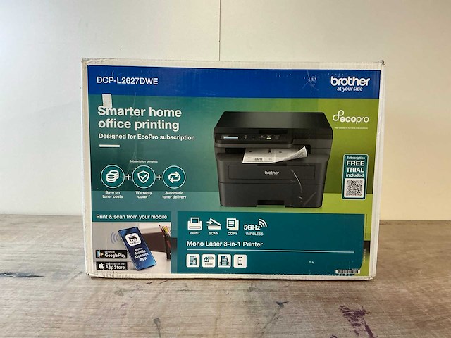 Brother dcp-l2627dwe printer - afbeelding 2 van  10