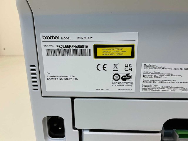 Brother dcp-l5510dw overige printers en copiers - afbeelding 10 van  10