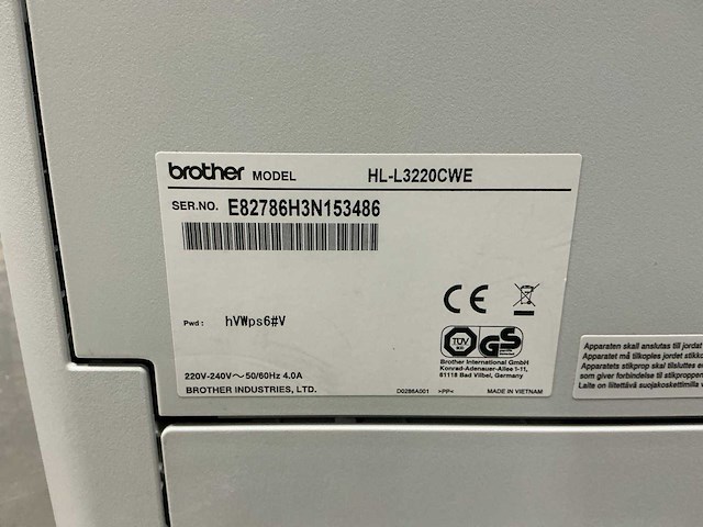 Brother hl-l3220cwe printer - afbeelding 8 van  8