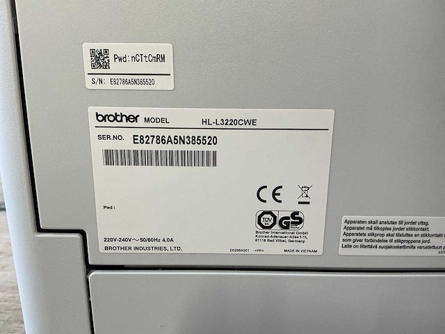 Brother hl-l3220cwe printer - afbeelding 8 van  8