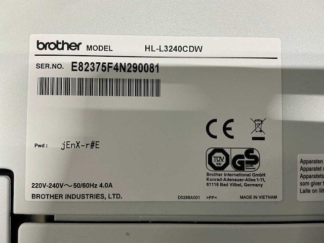 Brother hl-l3240cdw printer - afbeelding 7 van  7