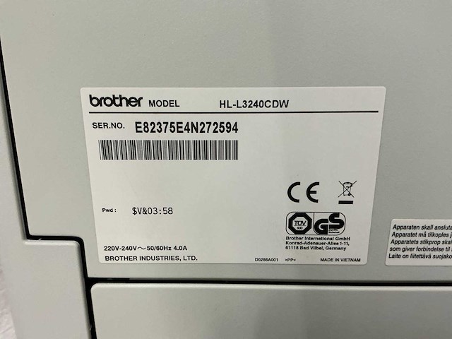Brother hl-l3240cdw printer - afbeelding 7 van  7