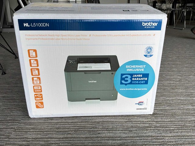 Brother hl-l5100dn laserprinter - afbeelding 2 van  3