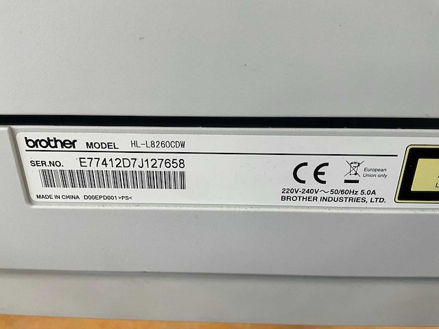 Brother hl-l8260cdw kleurenlaserprinter - afbeelding 4 van  4