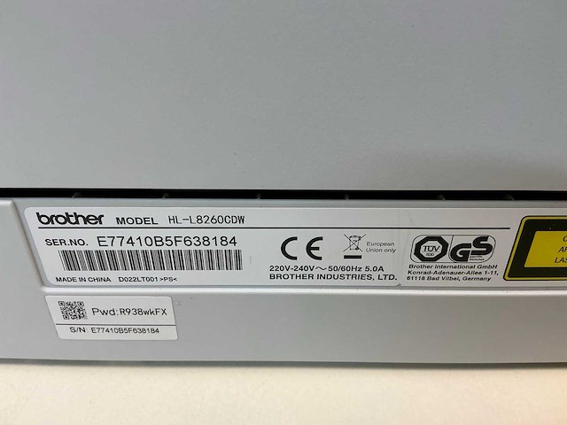 Brother hl-l8260cdw overige printers en copiers - afbeelding 8 van  9