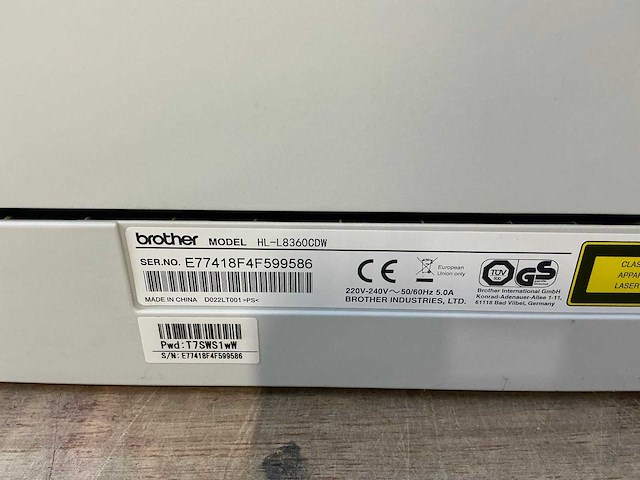 Brother hl-l8360cdw printer - afbeelding 7 van  7