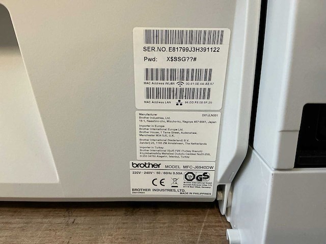 Brother innobella mfc-j6940dw printer - afbeelding 9 van  9