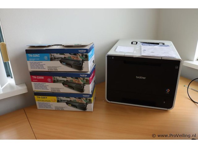 Brother kleur laserprinter hl-l8250cdn incl. toner cartridges - afbeelding 1 van  5